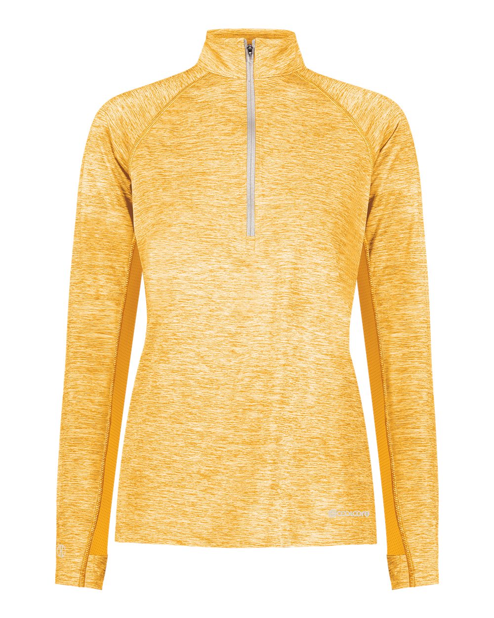 Holloway Women's Electrify CoolCore® Quarter-Zip Pullover. 222774 - Gold Heather