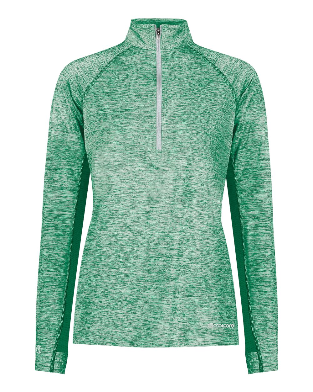 Holloway Women's Electrify CoolCore® Quarter-Zip Pullover. 222774 - Kelly Heather