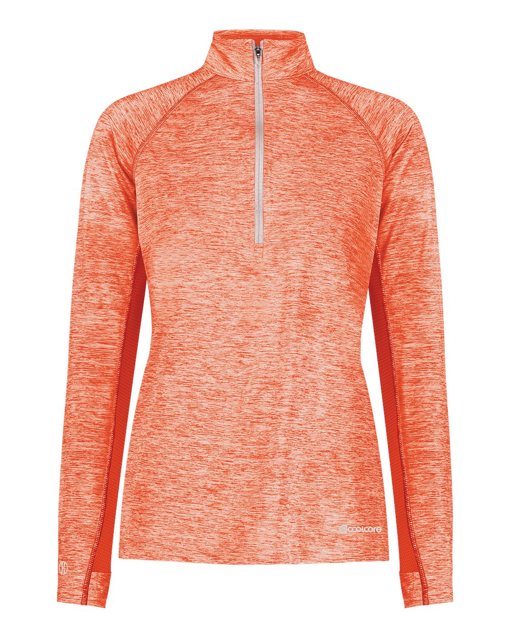 Holloway Women's Electrify CoolCore® Quarter-Zip Pullover. 222774 - Orange Heather