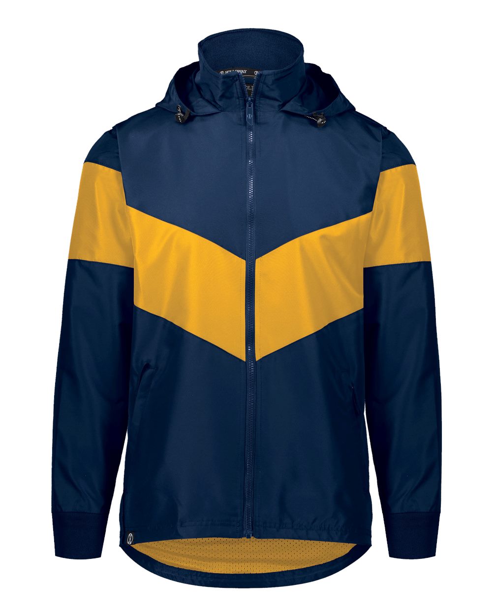 Holloway Men's Potomac Hooded Jacket. 229527 - Navy/ Gold