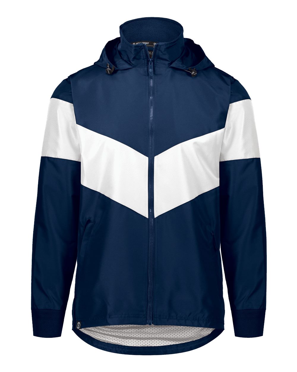 Holloway Men's Potomac Hooded Jacket. 229527 - Navy/ White