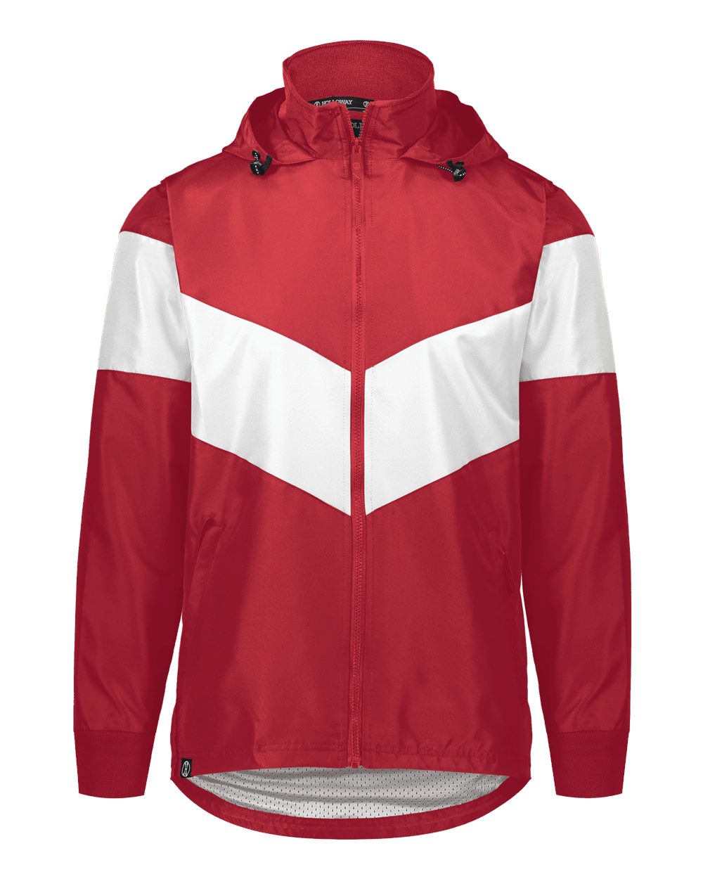 Holloway Men's Potomac Hooded Jacket. 229527 - Scarlet/ White