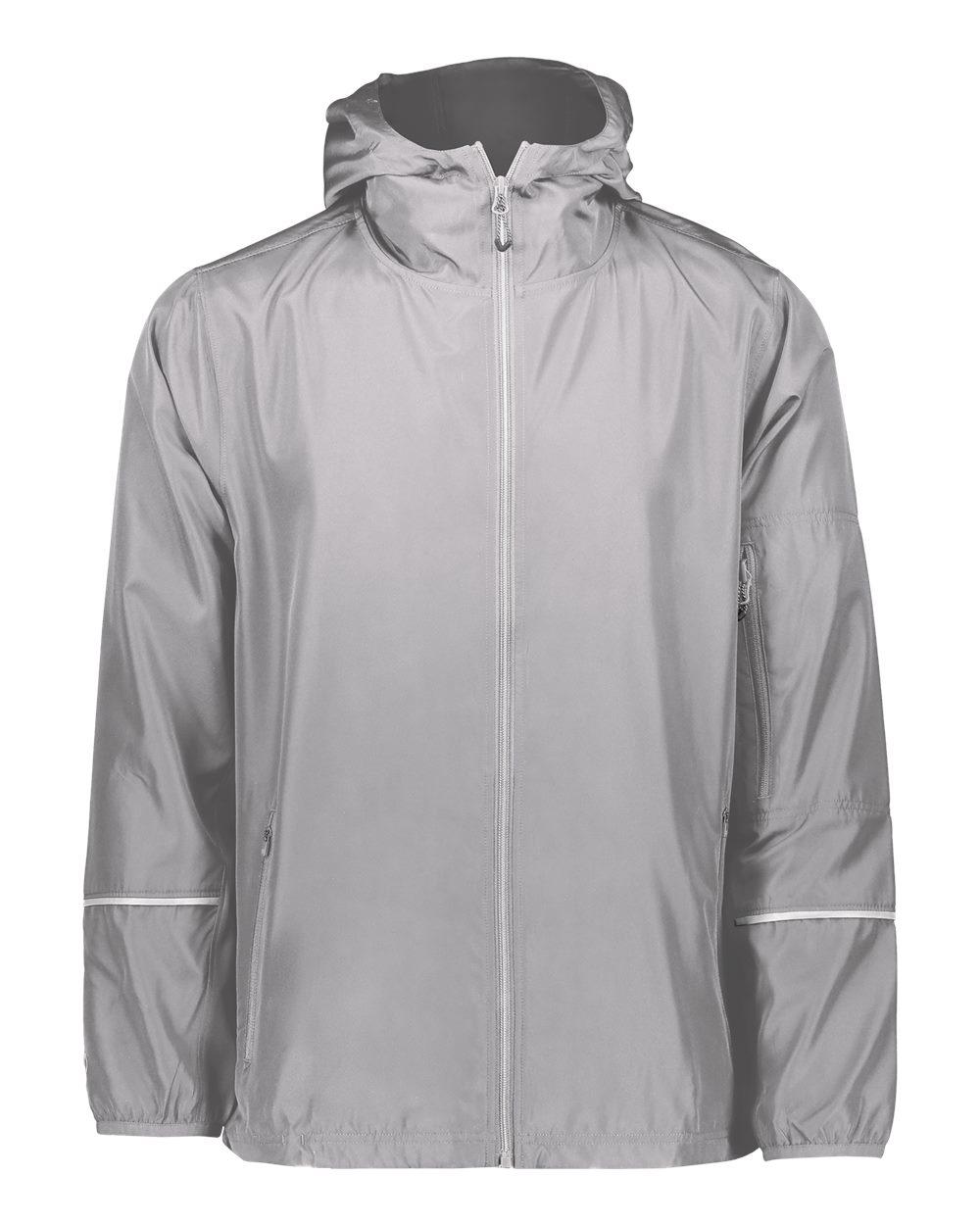 Holloway Men's Packable Hooded Jacket. 229582 - Athletic Grey
