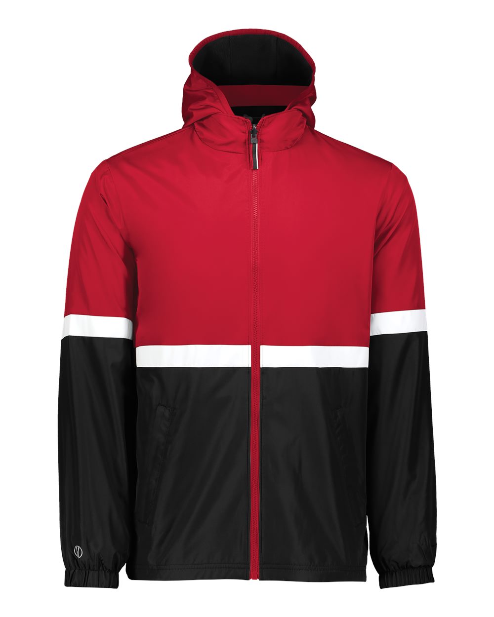 Holloway Men's Turnabout Reversible Hooded Jacket. 229587 - Scarlet/ Black