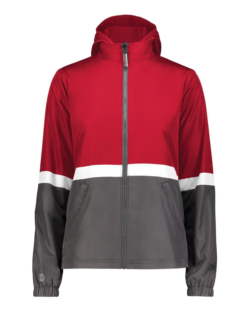 Holloway Women's Turnabout Reversible Hooded Jacket. 229787 - Scarlet/ Carbon
