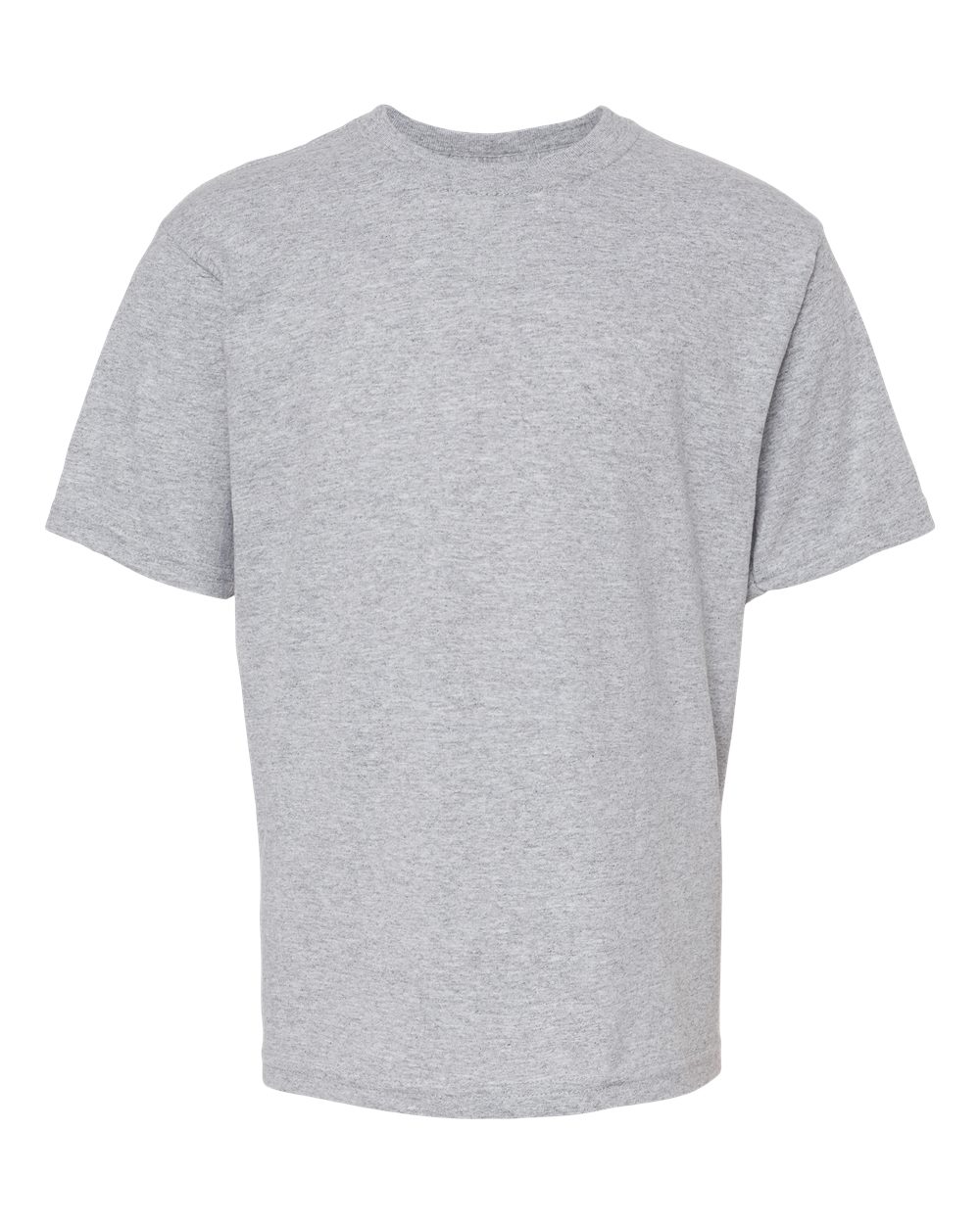 M&O Youth Gold Soft Touch T-Shirt. 4850 - Athletic Grey