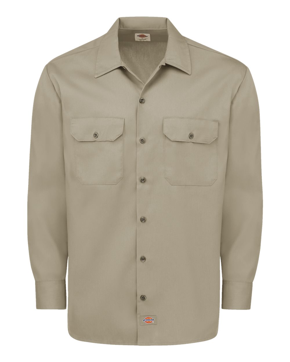 Dickies Men's Long Sleeve Work Shirt. 5574 - Desert Sand