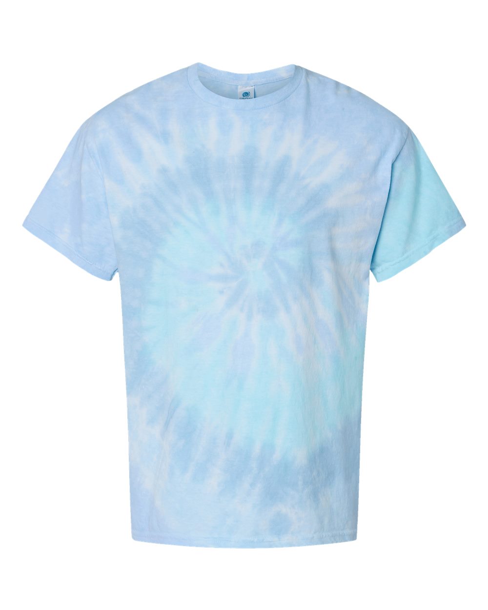 Colortone Unisex Multi-Color Tie-Dyed T-Shirt. 1000 - Lagoon