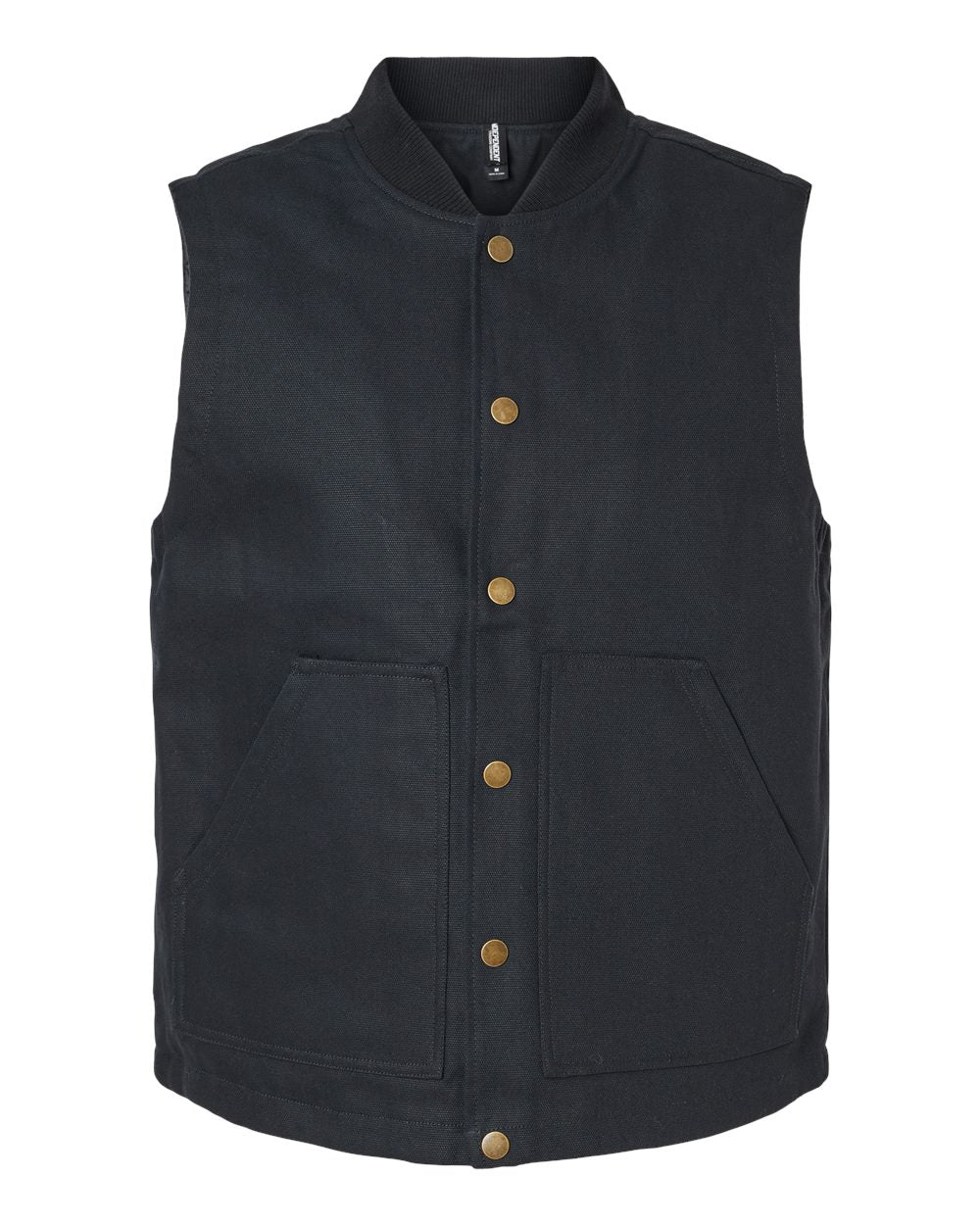 Independent Trading Co. Men's Insulated Canvas Workwear Vest. EXP560V - Black