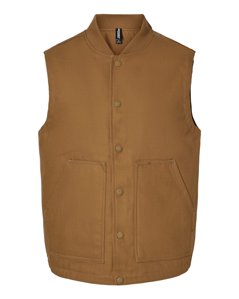 Independent Trading Co. Men's Insulated Canvas Workwear Vest. EXP560V - Saddle