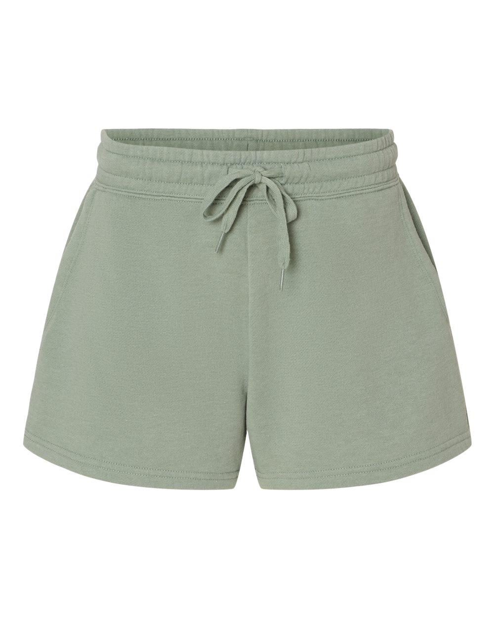 Independent Trading Co. Women’s Lightweight California Wave Wash Fleece Shorts. PRM20SRT - Sage