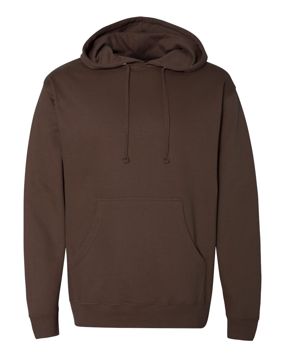 Independent Trading Co. Unisex Midweight Hooded Sweatshirt. SS4500 - Brown