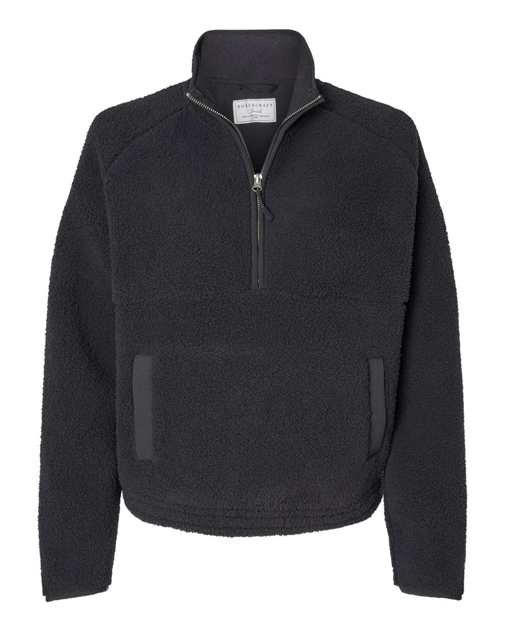 Boxercraft Women's Everest Half-Zip Pullover. BW8501 - Black