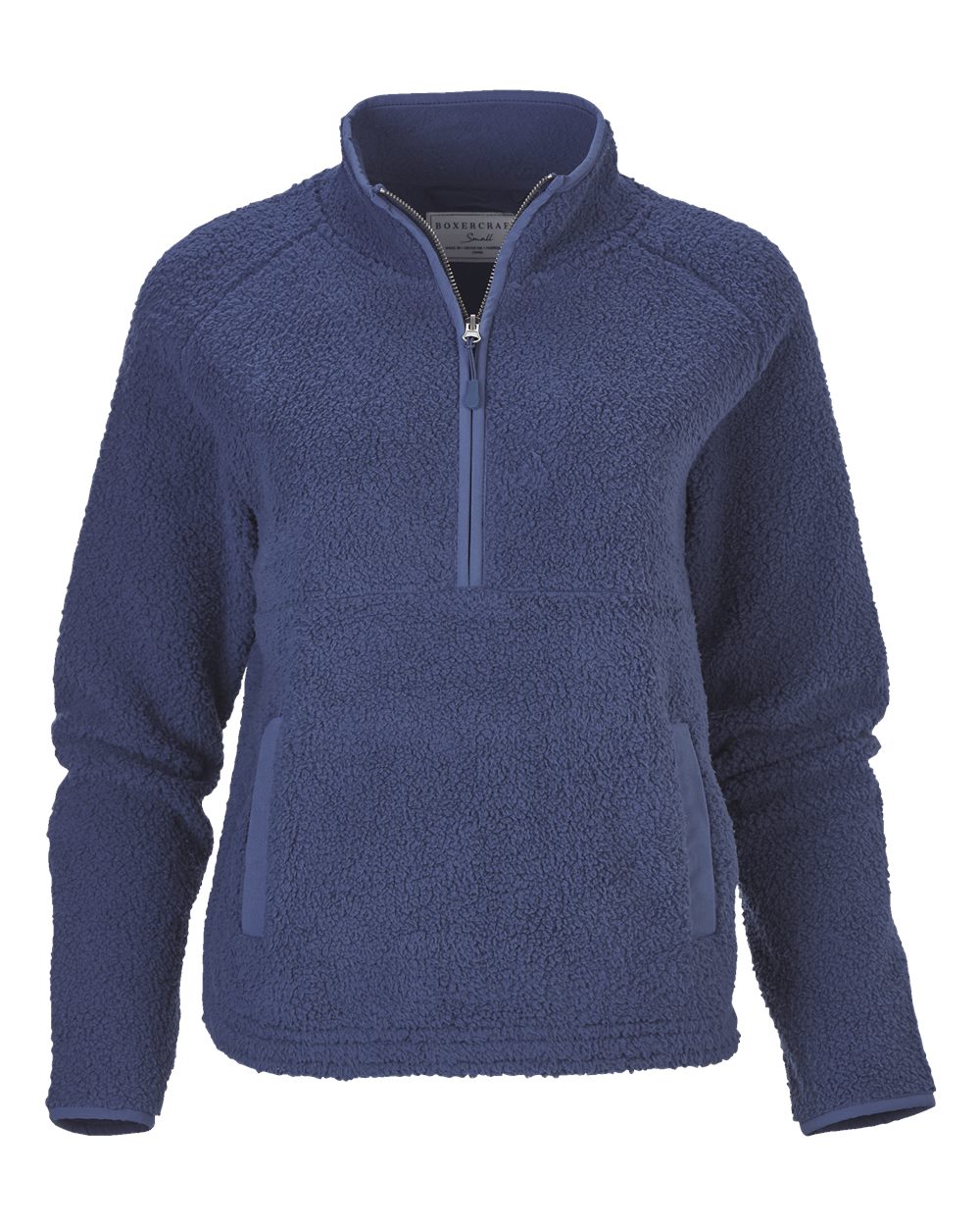Boxercraft Women's Everest Half-Zip Pullover. BW8501 - Indigo