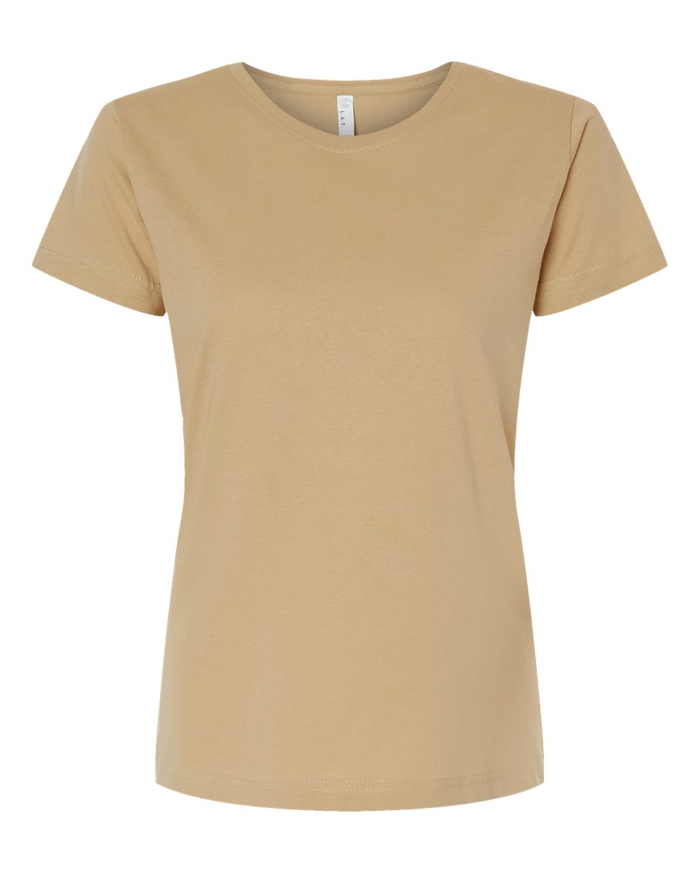 LAT Women's Fine Jersey Tee. 3516 - Latte