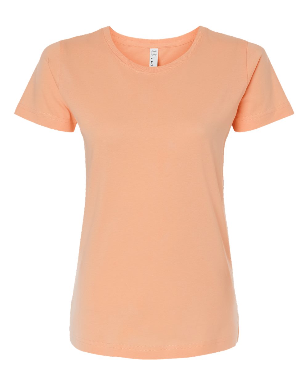 LAT Women's Fine Jersey Tee. 3516 - Peachy