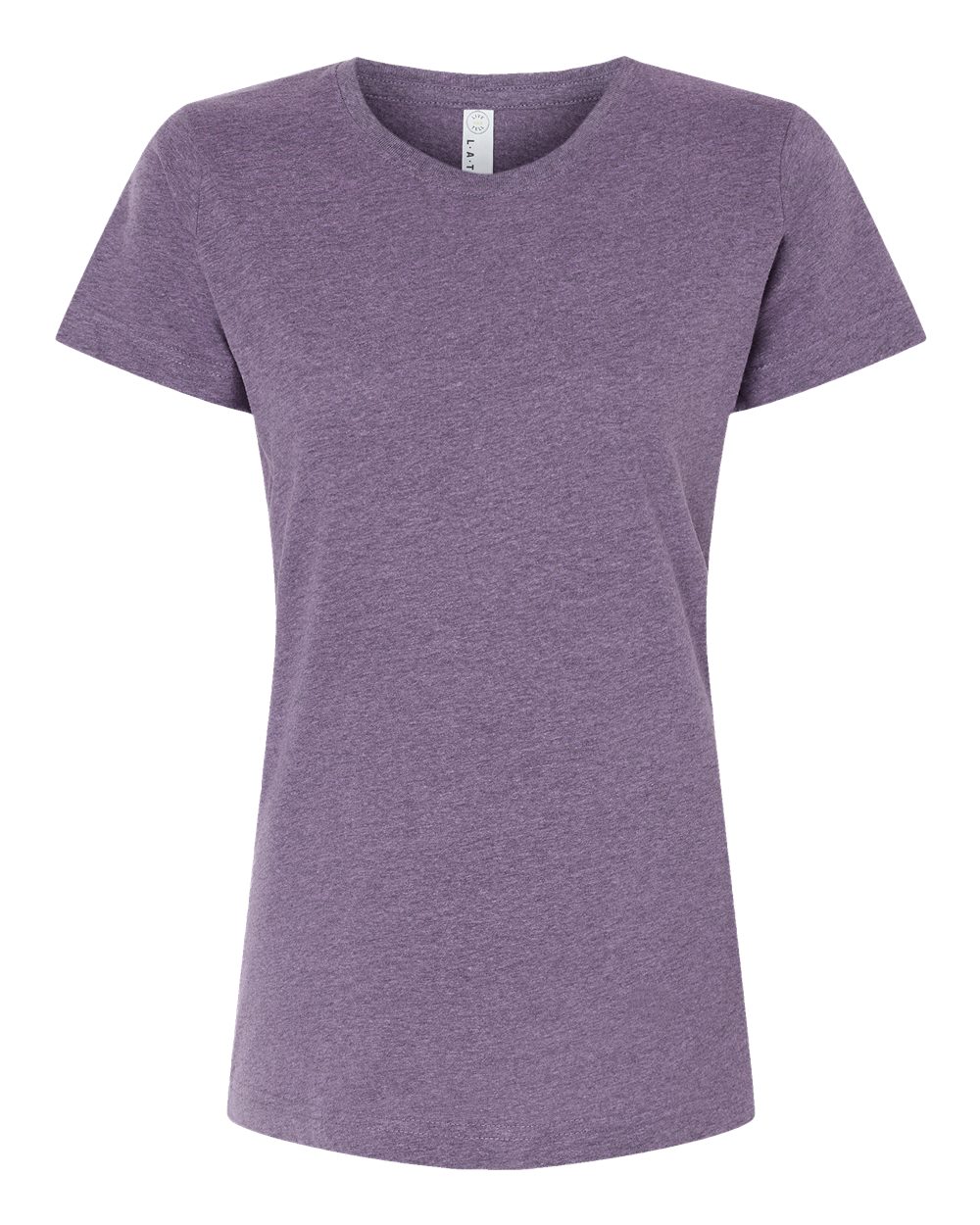 LAT Women's Fine Jersey Tee. 3516 - Wisteria Blackout