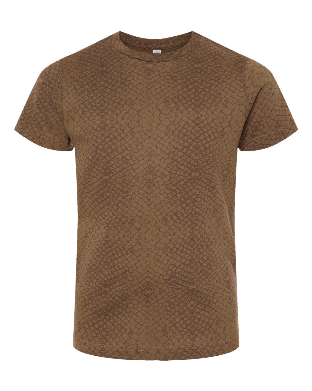 LAT Youth Fine Jersey Tee. 6101 - Brown Reptile