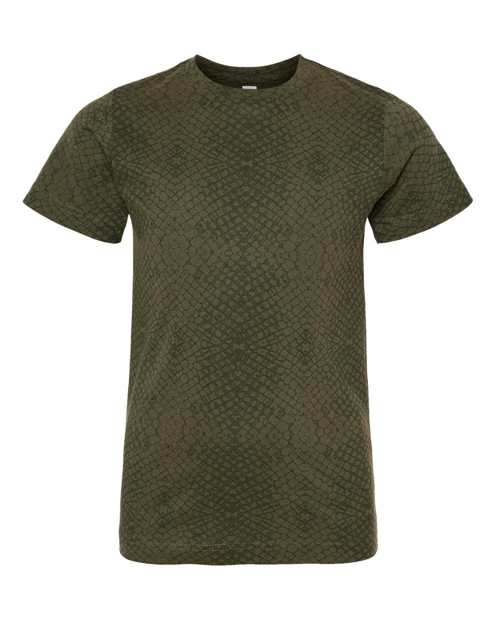 LAT Youth Fine Jersey Tee. 6101 - Green Reptile