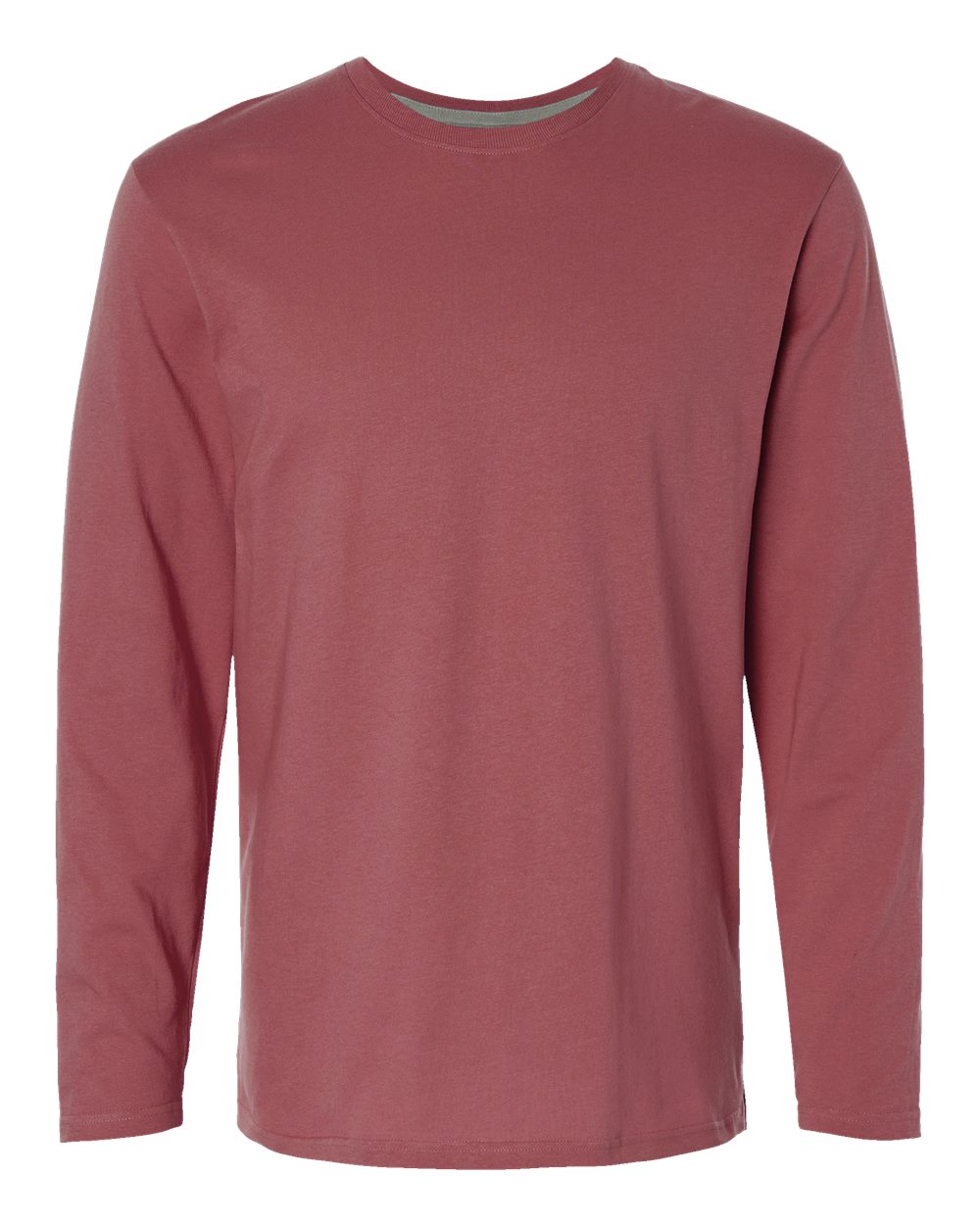 LAT Unisex Fine Jersey Long Sleeve Tee. 6918 - Rouge