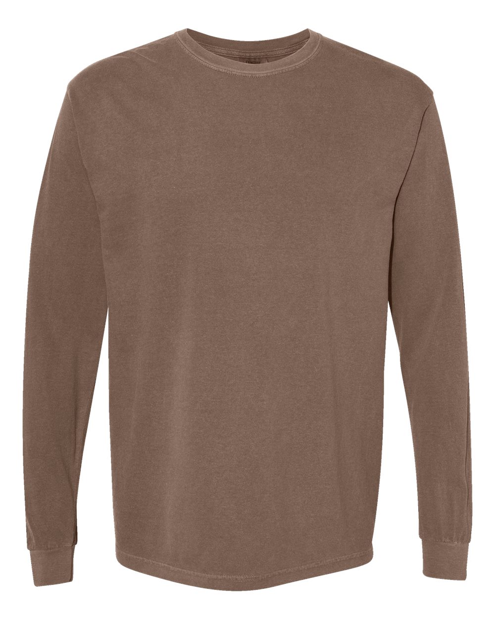 Comfort Colors Unisex Garment-Dyed Heavyweight Long Sleeve T-Shirt. 6014 - Espresso
