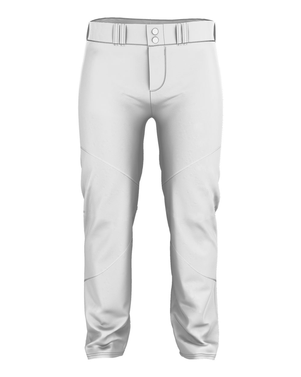 Alleson Athletic Men's Crush Premier Baseball Pants. 655WLP - White