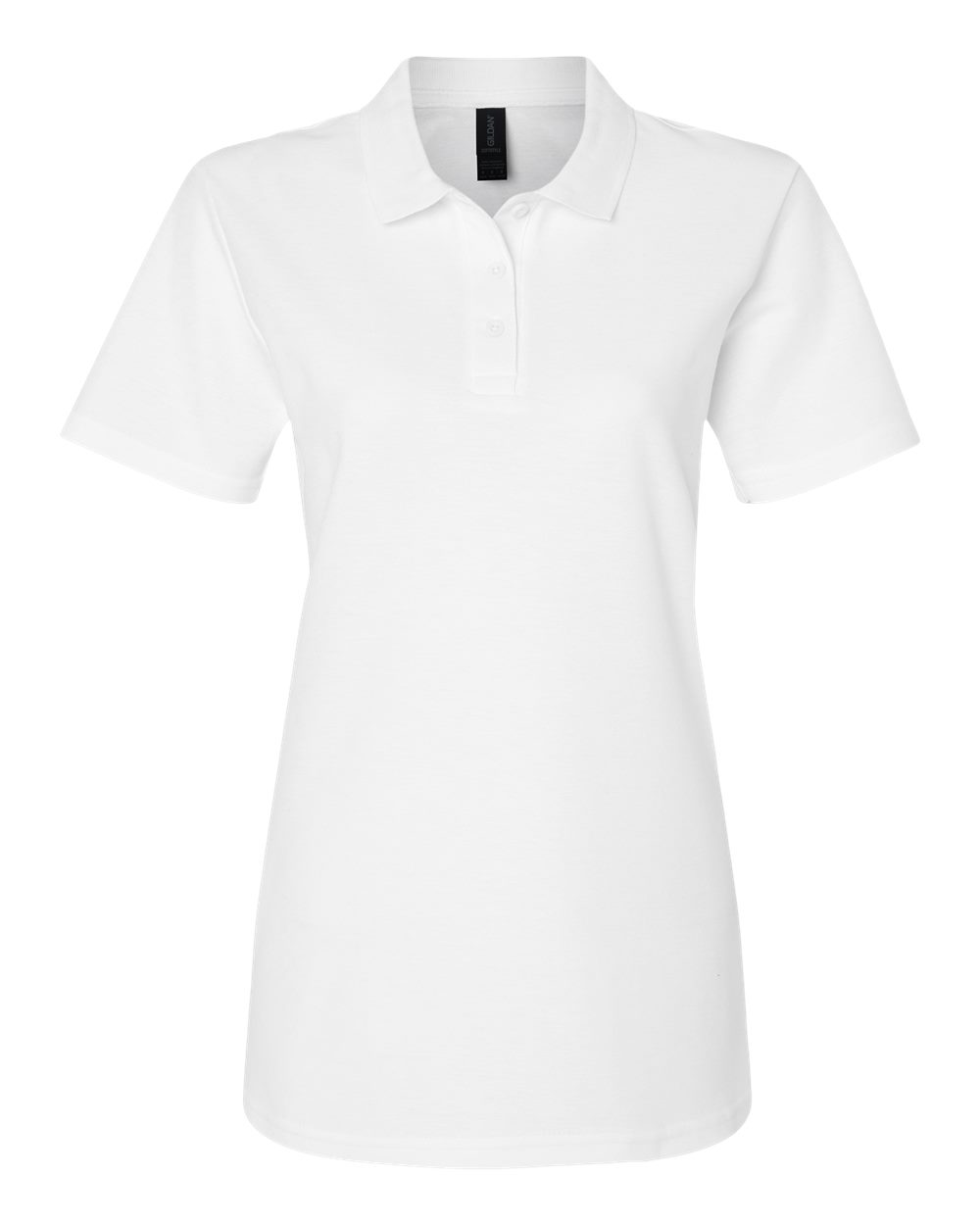 Gildan Women's Softstyle® Pique Polo. 64800L - White