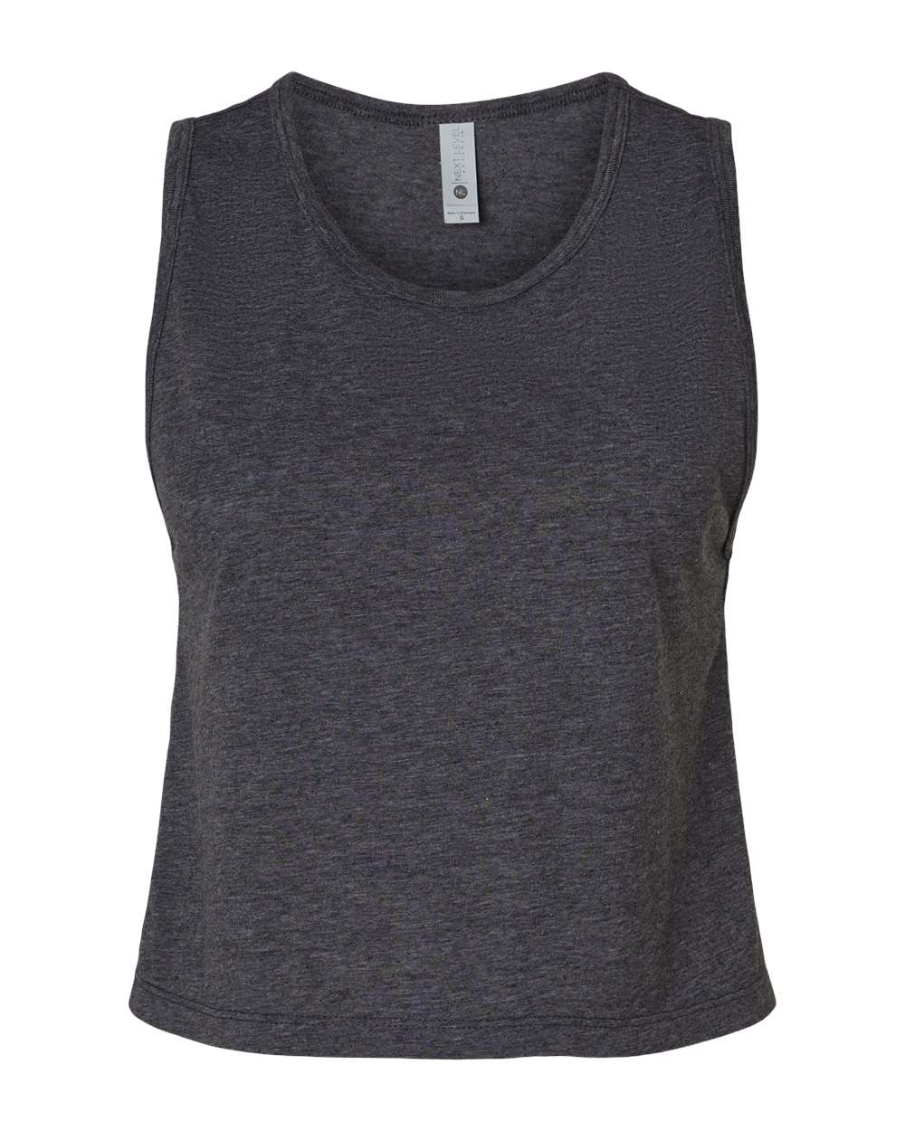 Next Level Women's Festival Crop Tank. 5083 - Charcoal