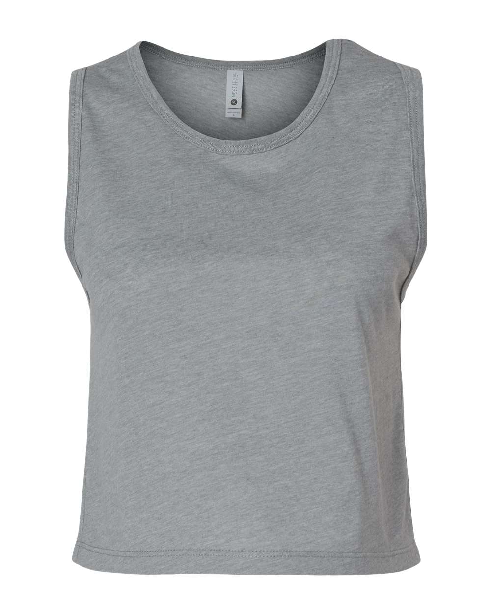 Next Level Women's Festival Crop Tank. 5083 - Heather Grey