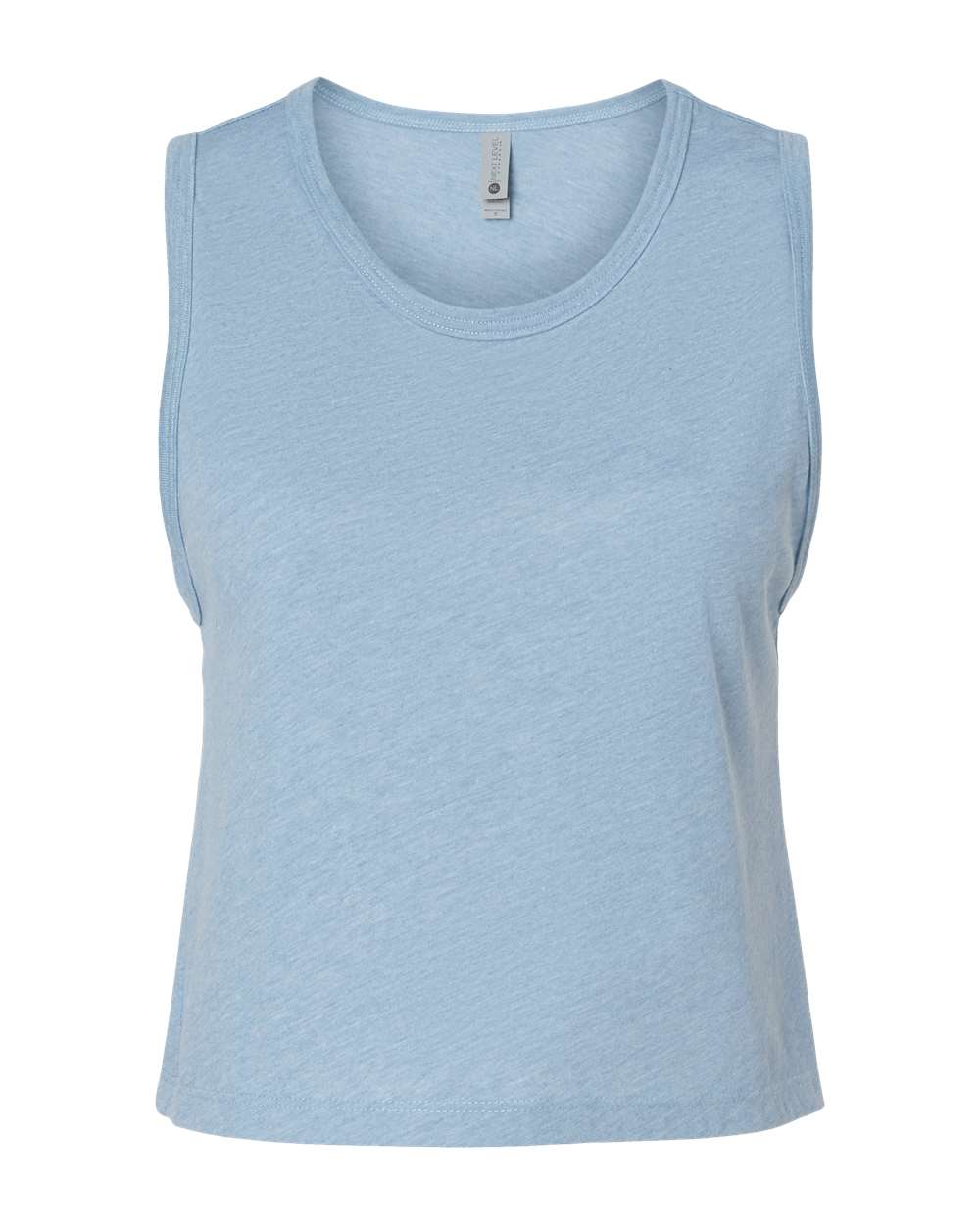 Next Level Women's Festival Crop Tank. 5083 - Stonewash Denim