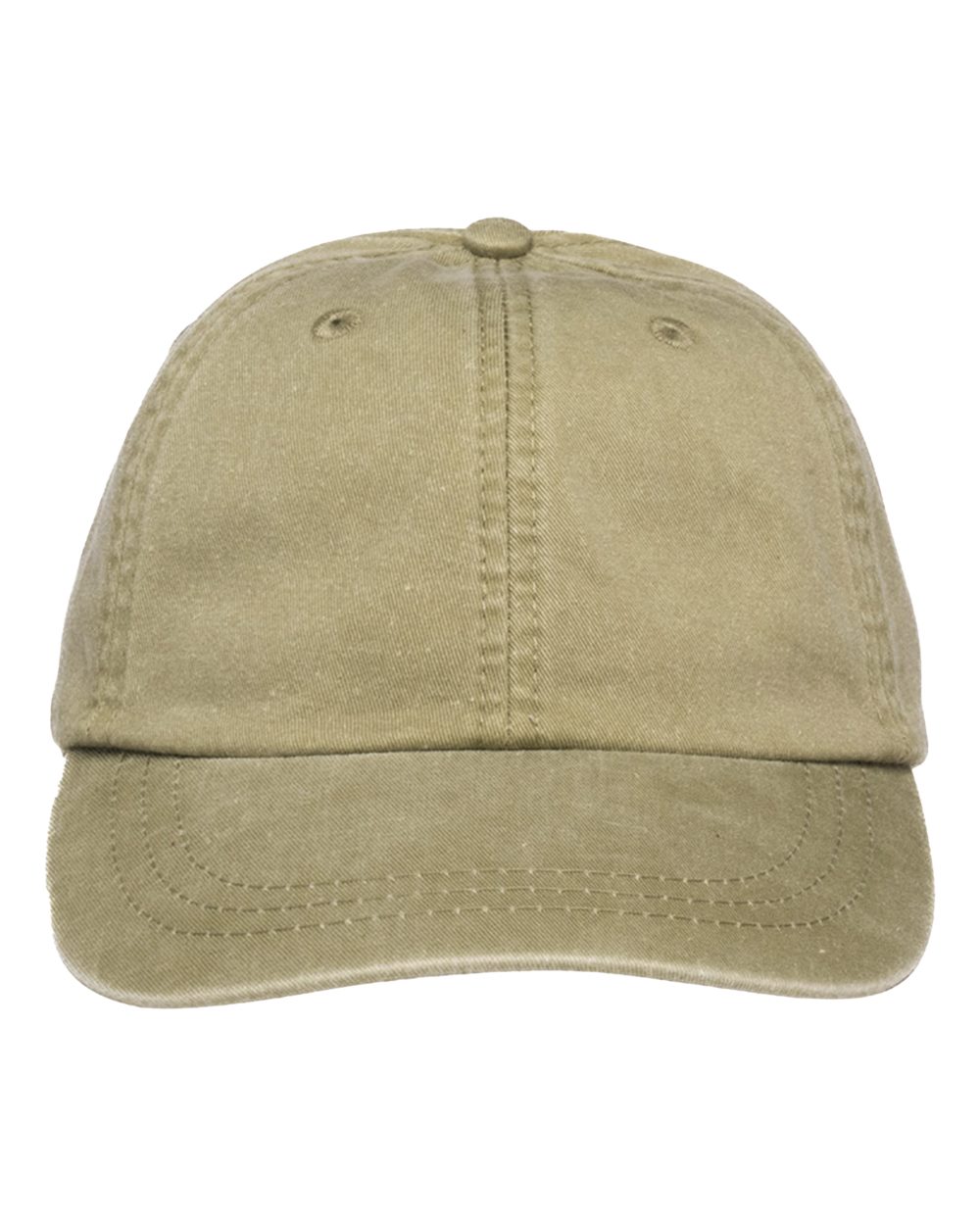 Adams Headwear Optimum Pigment-Dyed Dad Hat. LP101 - Khaki