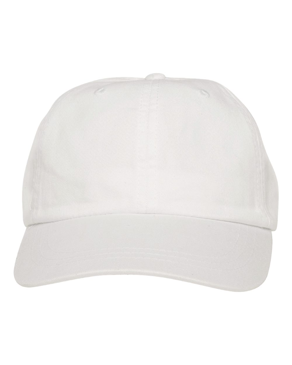Adams Headwear Optimum Pigment-Dyed Dad Hat. LP101 - White
