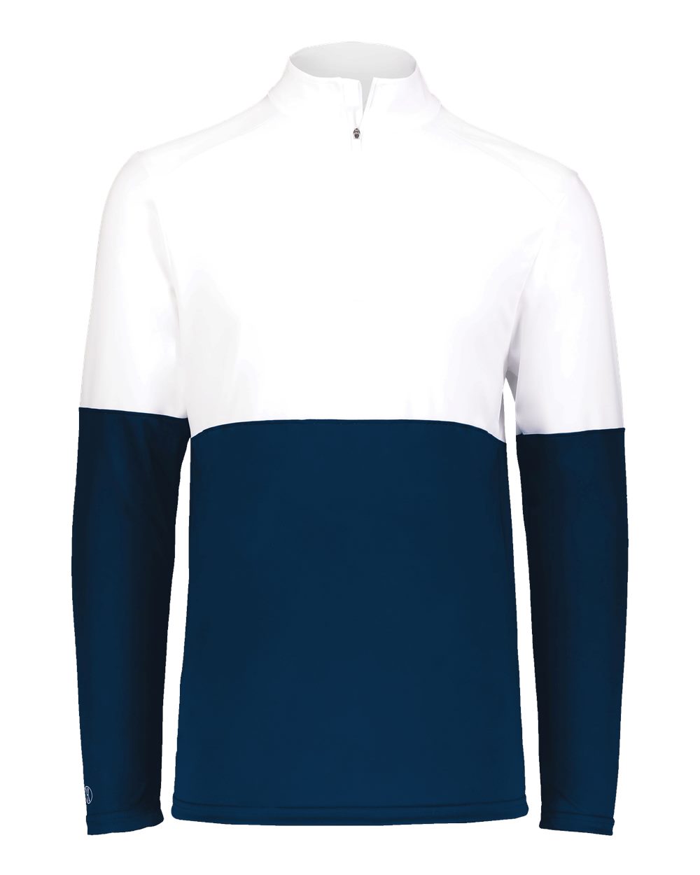 Holloway Men's Momentum Team Quarter-Zip Pullover. 223500 - Navy/ White