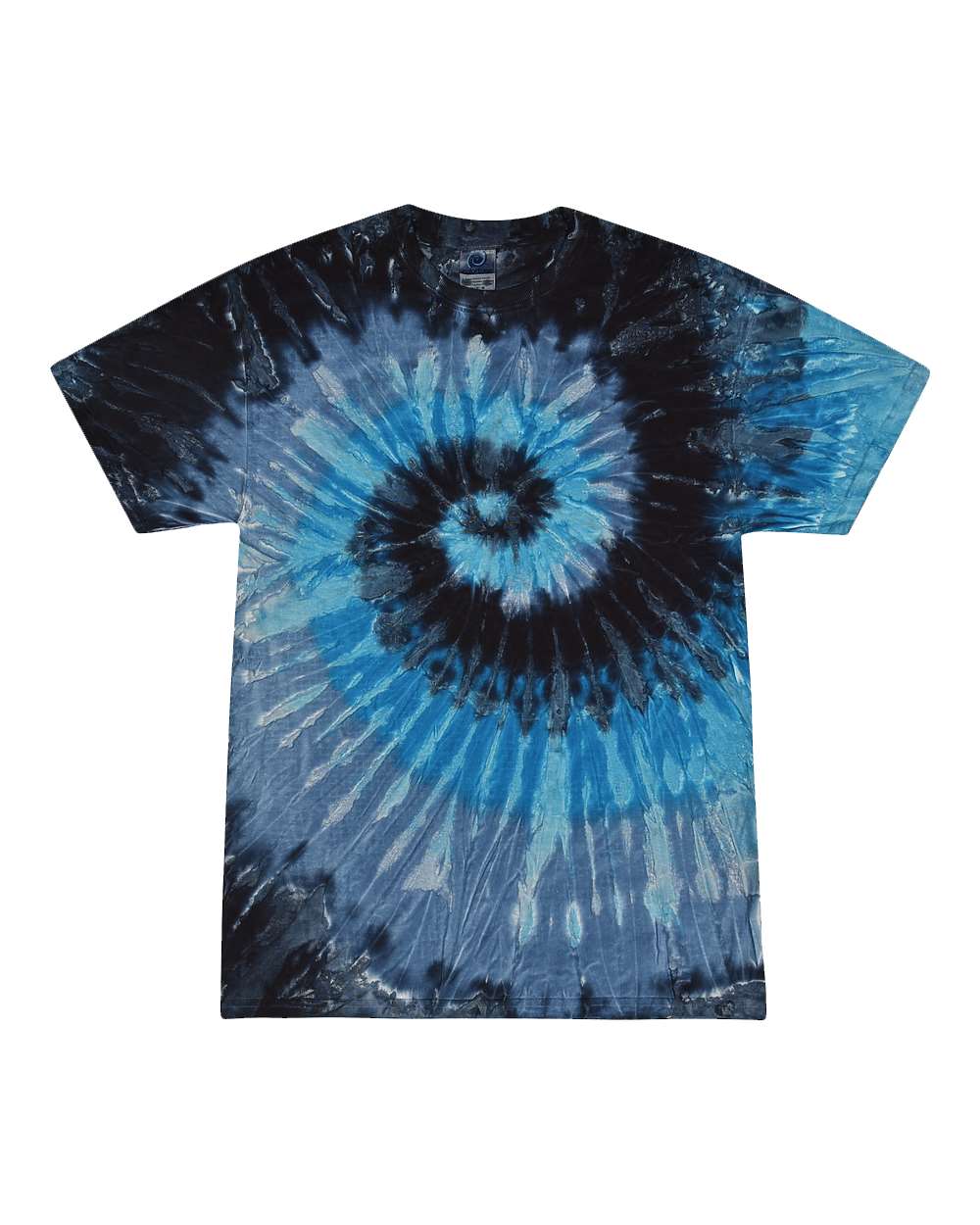 Colortone Unisex Multi-Color Tie-Dyed T-Shirt. 1000 - Evening Sky
