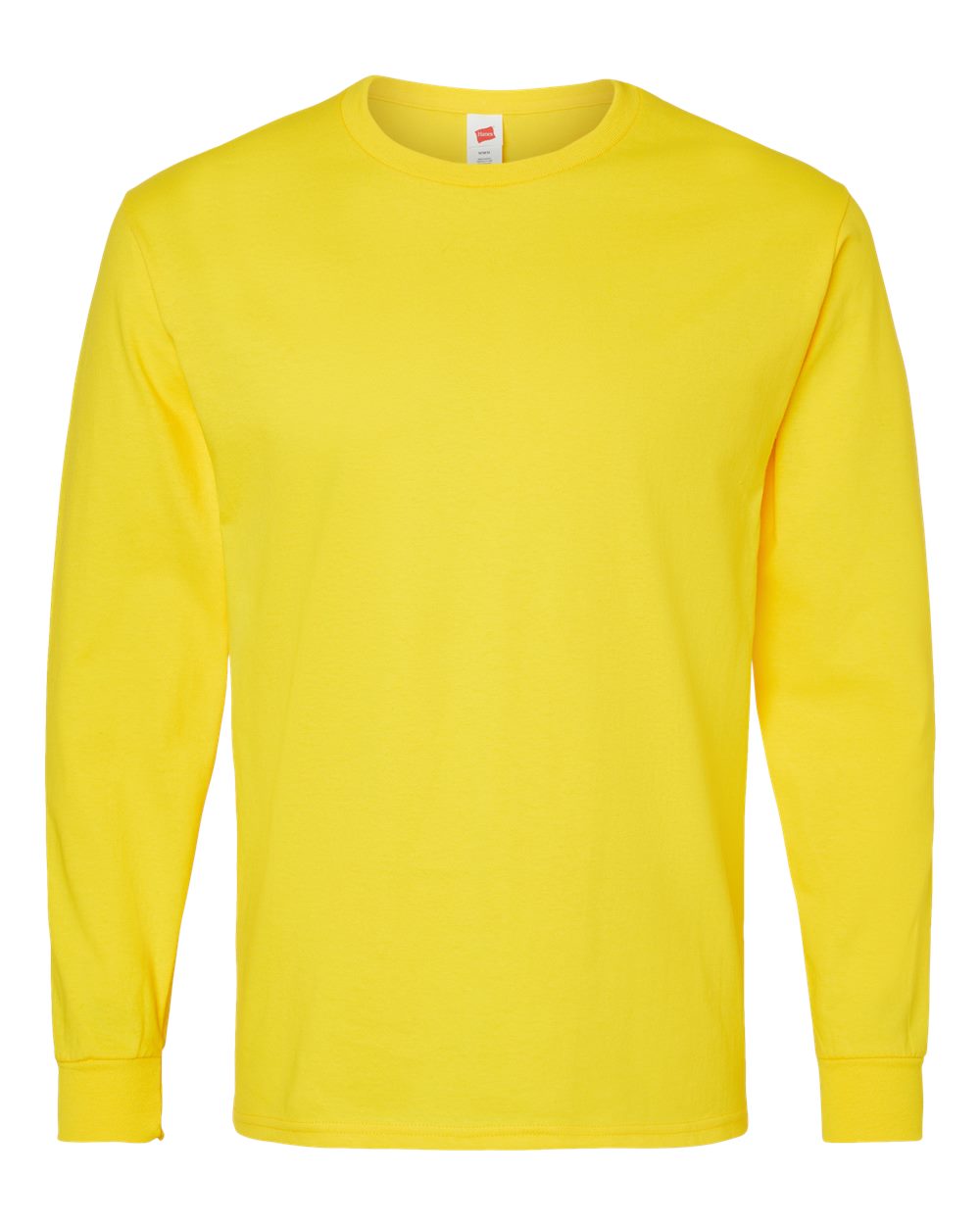 Hanes Unisex Essential-T Long Sleeve T-Shirt. 5286 - Athletic Yellow