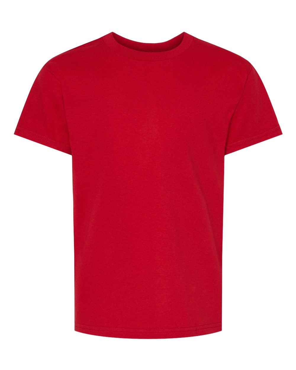 Hanes Youth Essential-T T-Shirt. 5480 - Athletic Crimson
