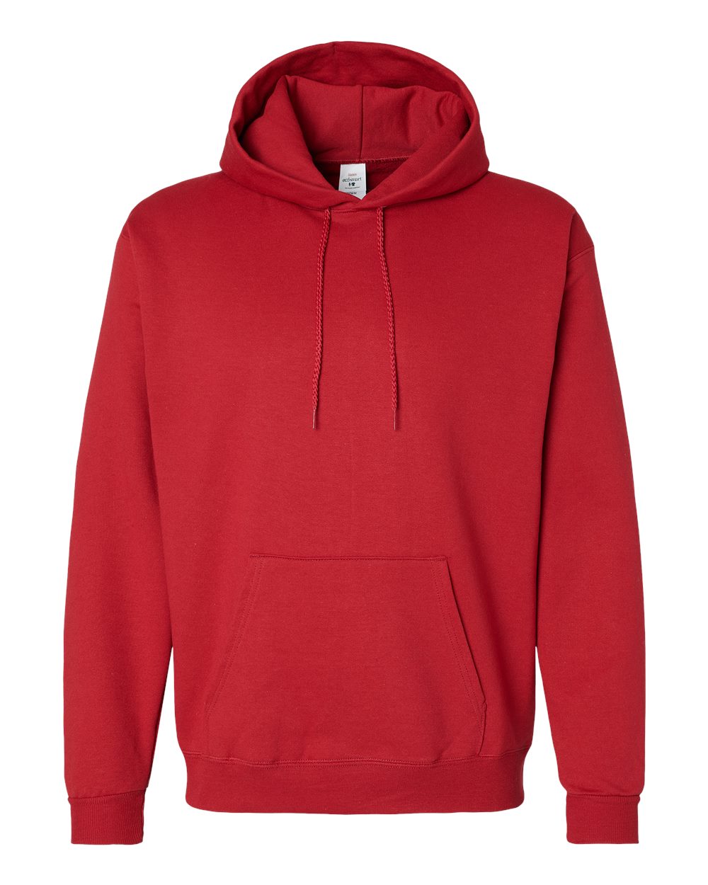 Hanes Unisex EcoSmart® Hooded Sweatshirt. P170 - Athletic Crimson