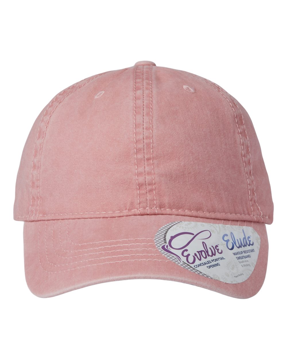 Infinity Her Women's Pigment-Dyed with Fashion Undervisor Cap. CASSIE - Dusty Pink/ Floral
