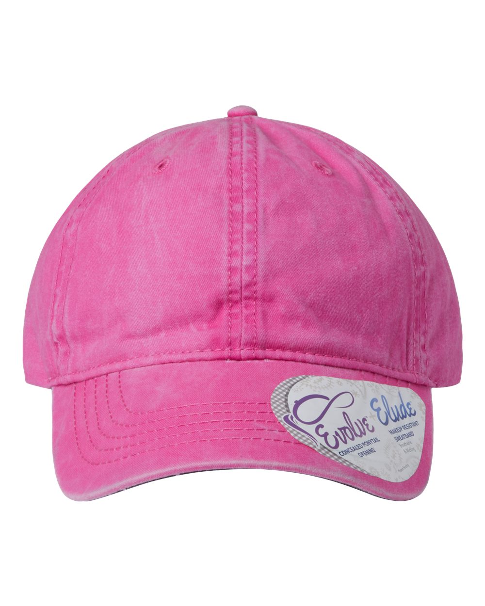Infinity Her Women's Pigment-Dyed with Fashion Undervisor Cap. CASSIE - Rose/ Polka Dots