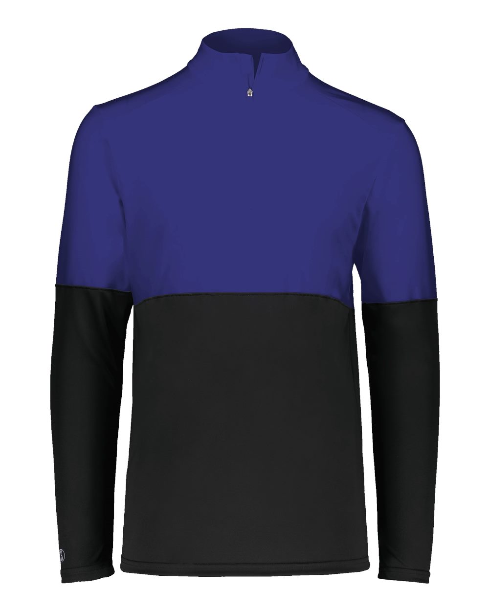 Holloway Men's Momentum Team Quarter-Zip Pullover. 223500 - Black/ Purple