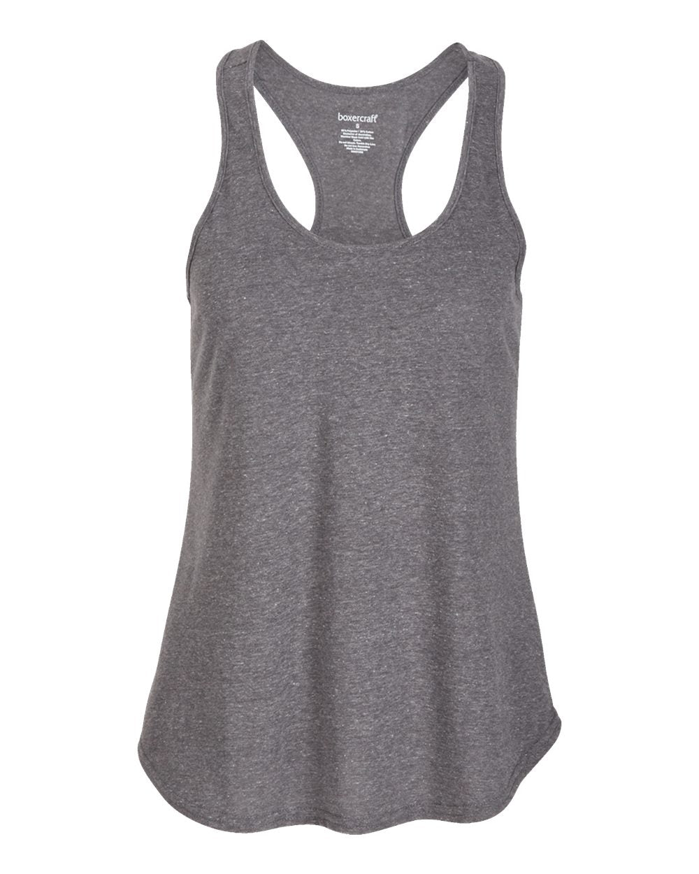 Boxercraft Women's Essential Racerback Tank Top. BW2502 - Granite