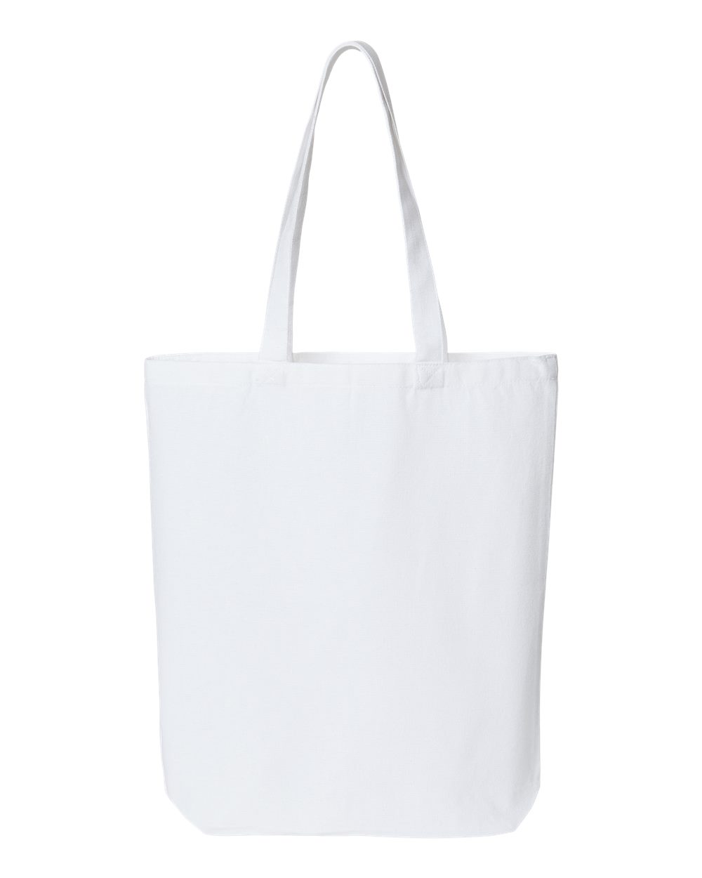 OAD Midweight Recycled Gusseted Tote. OAD106R - White