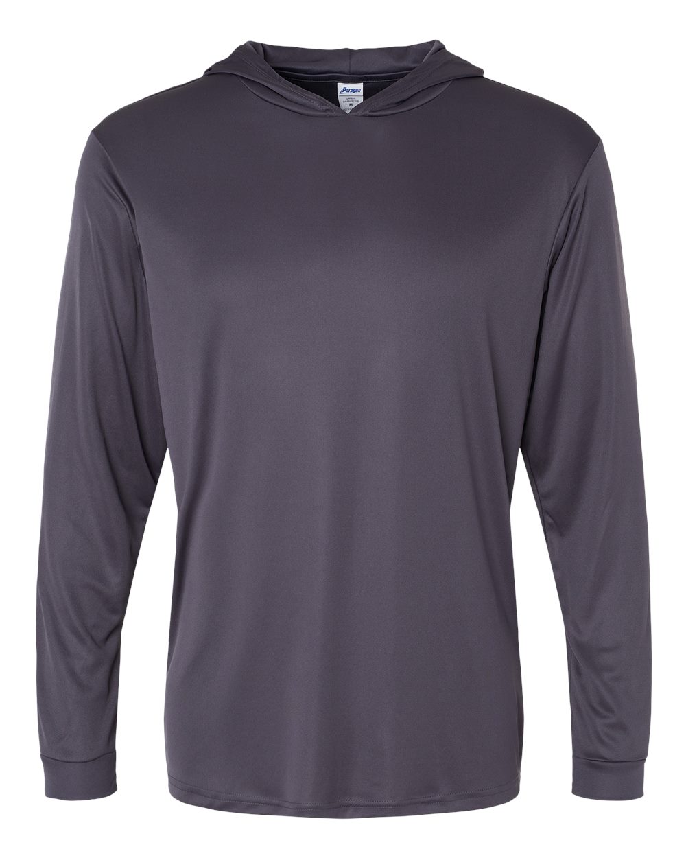 Paragon Unisex Bahama Performance Hooded Long Sleeve T-Shirt. 220 - Graphite