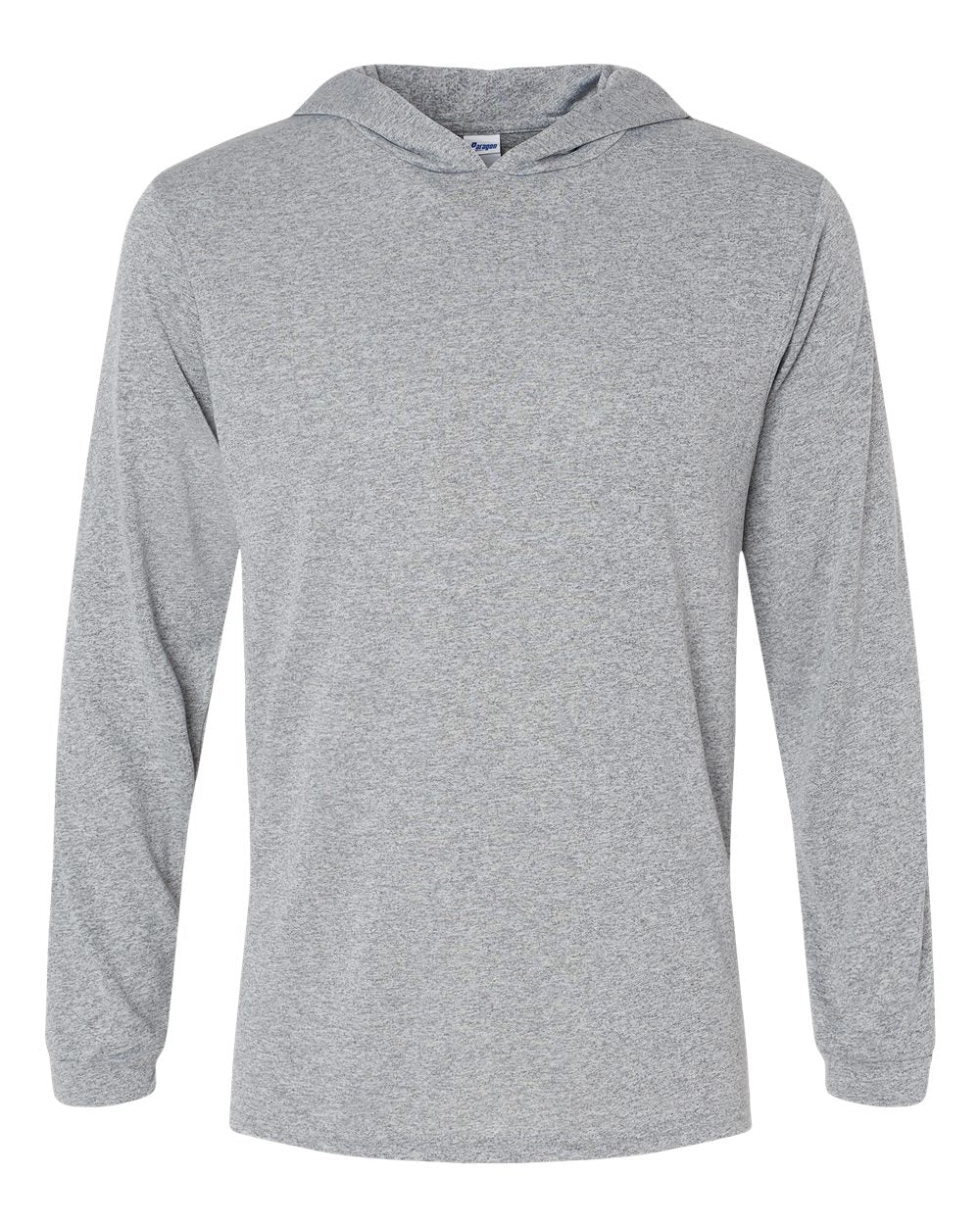 Paragon Unisex Bahama Performance Hooded Long Sleeve T-Shirt. 220 - Heather Grey