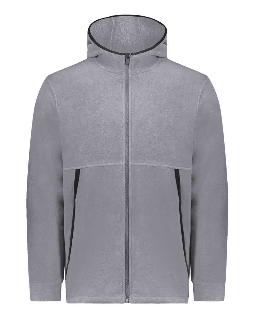 Augusta Sportswear Youth Eco Revive™ Polar Fleece Hooded Full-Zip Jacket. 6859 - Graphite