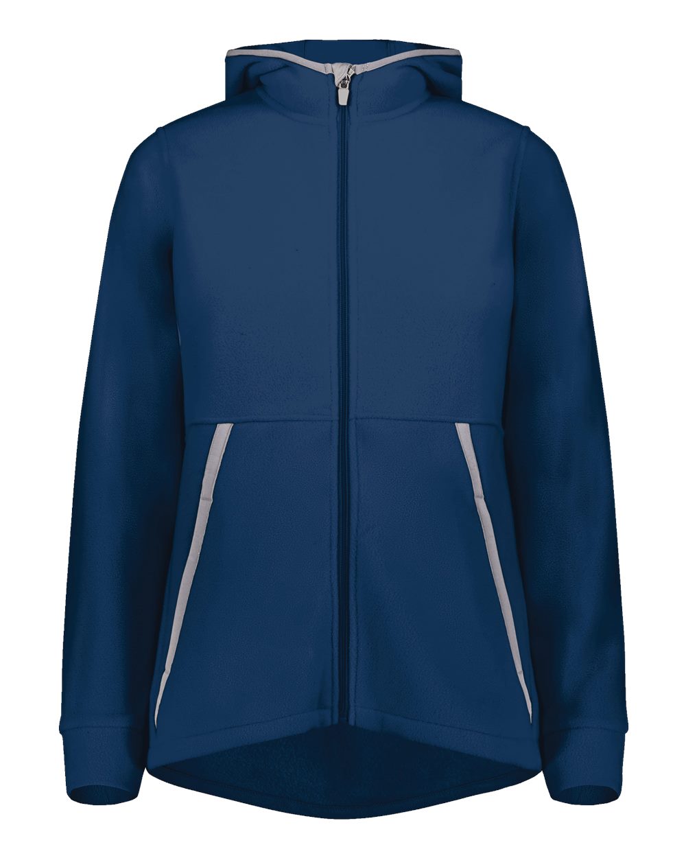 Augusta Sportswear Women's Eco Revive™ Polar Fleece Hooded Full-Zip Jacket. 6860 - Navy