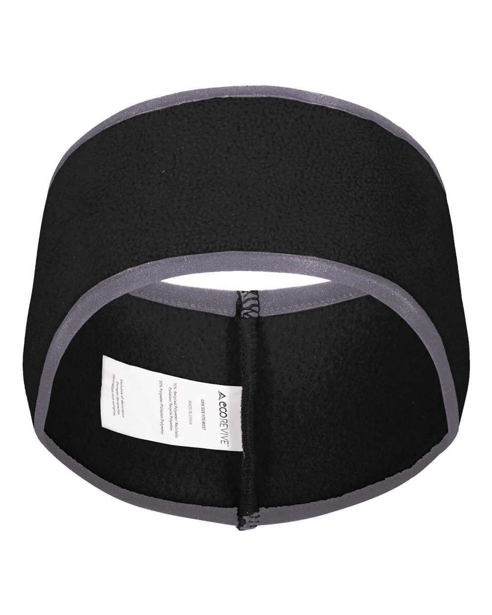 Augusta Sportswear Eco Revive™ Polar Fleece Headband. 6893 - Black