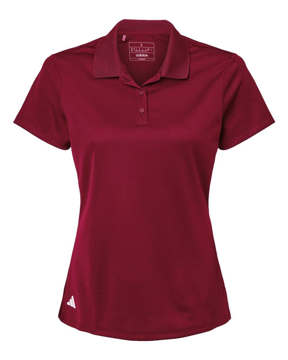 Adidas Women's Performance Piqué Polo. A431 - Collegiate Burgundy