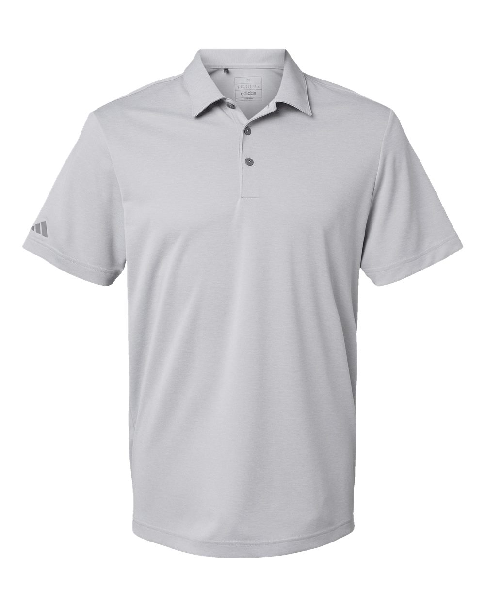 Adidas Men's Heathered Polo. A582 - Grey Two Melange