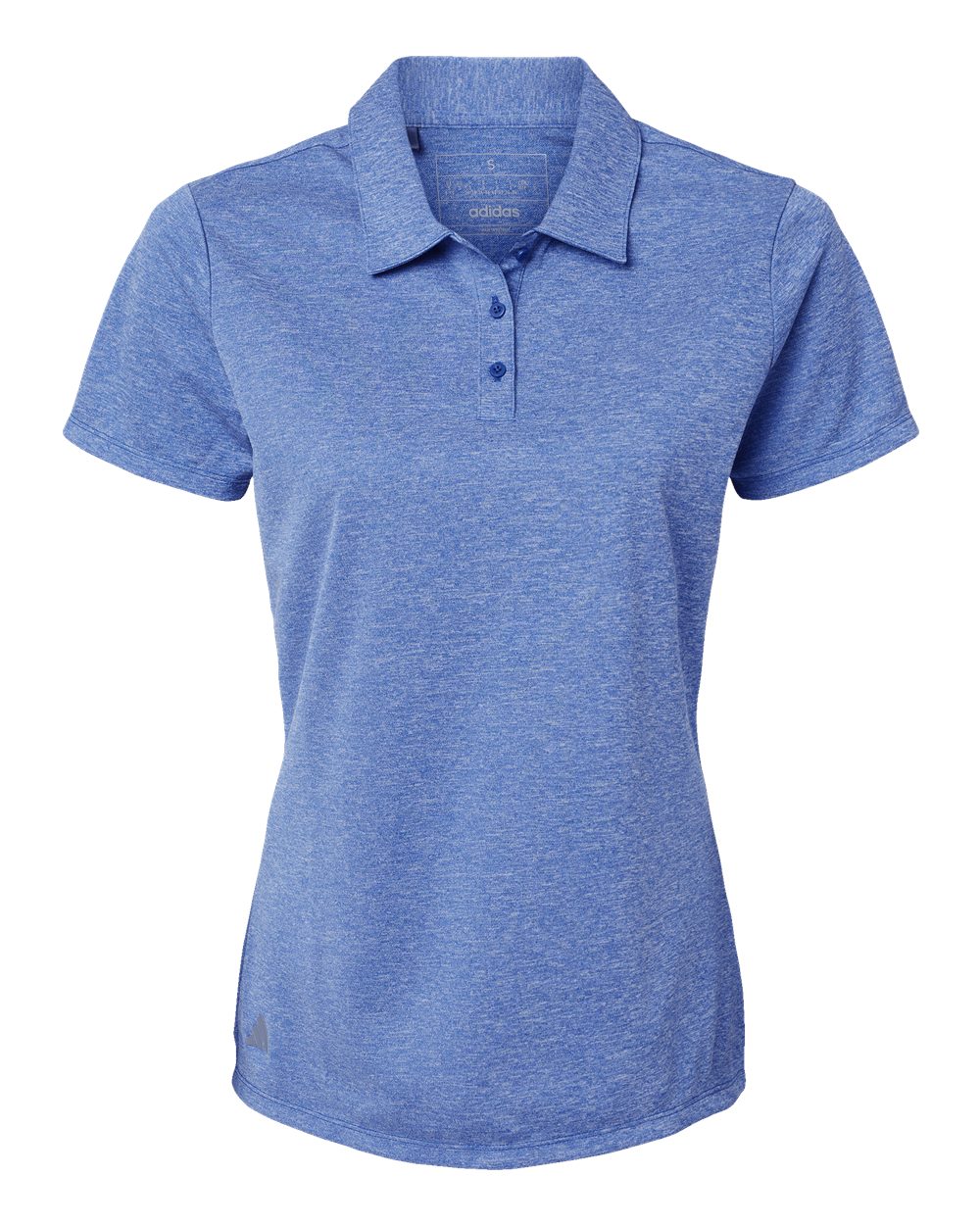 Adidas Women's Heathered Polo. A583 - Collegiate Royal Melange